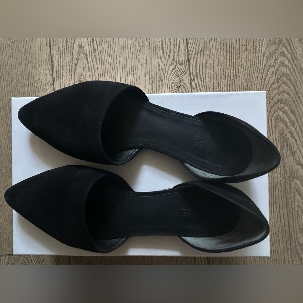 Vince D’orsay Nina Flat Black Women's Shoes - Size 7
